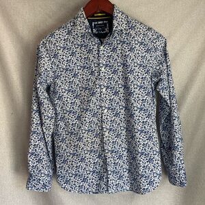 Men's Blue Floral Shirt